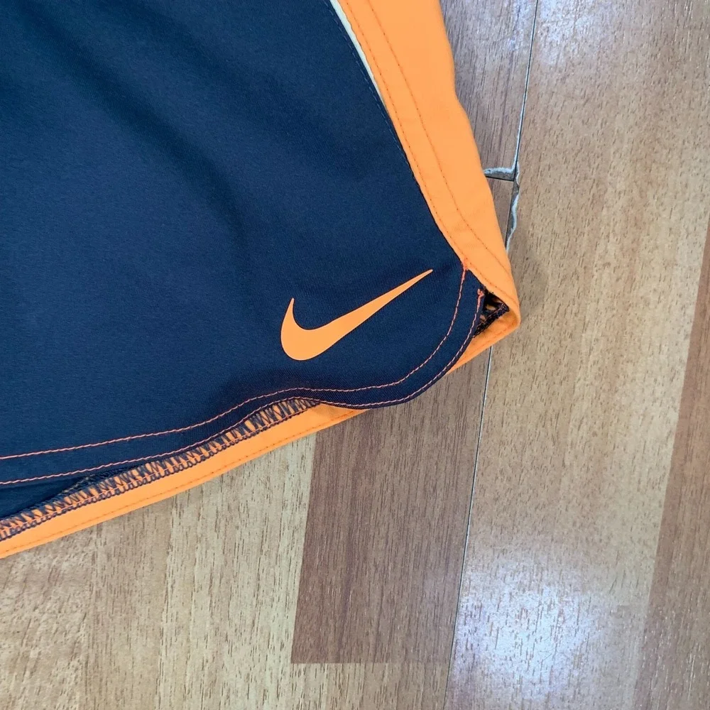 Nike Swim‎ Trunks Mens Size 30 Gray Orange Board Shorts